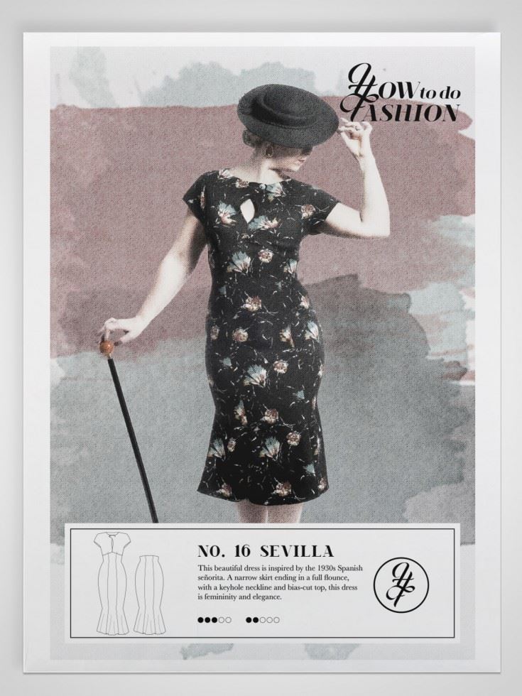 How To Do Fashion Sewing Pattern Sevilla Dress & Skirt