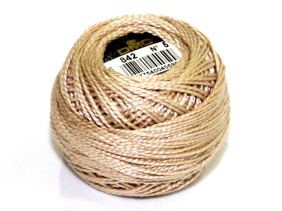 Dmc 842 Size 5 Cotton Perle Thread