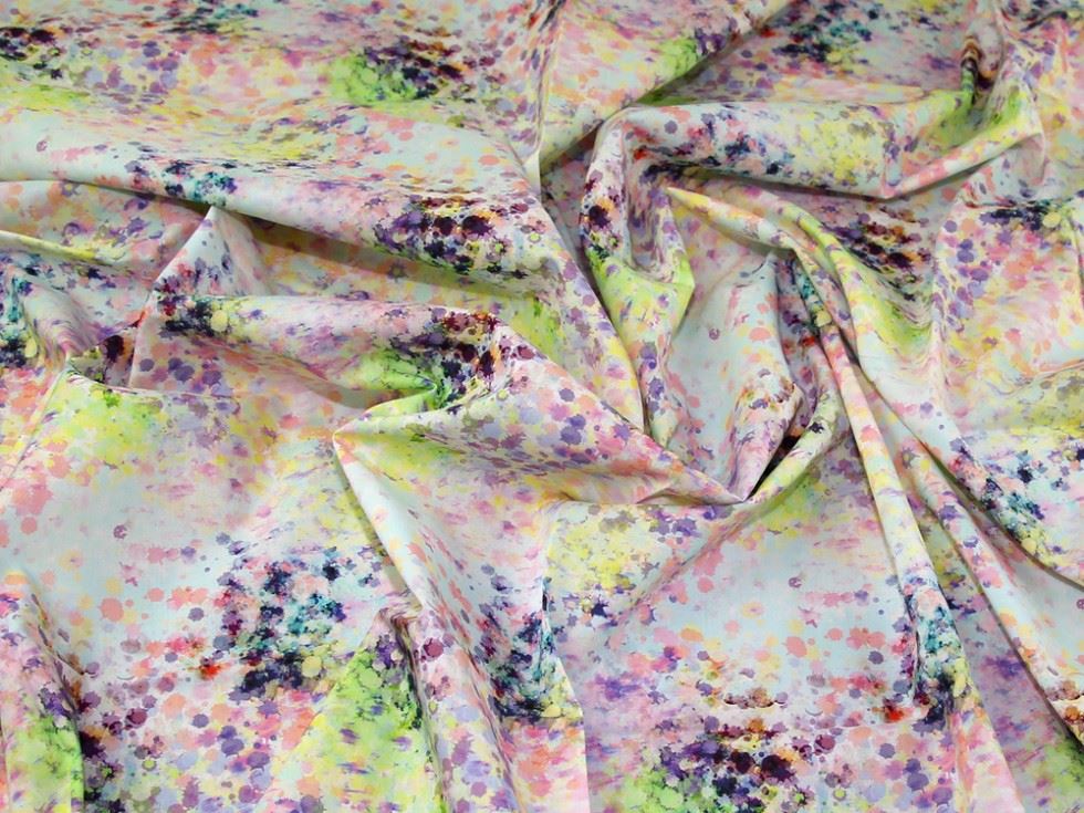 Lady Mcelroy Multicoloured Marlie Cotton Lawn Fabric