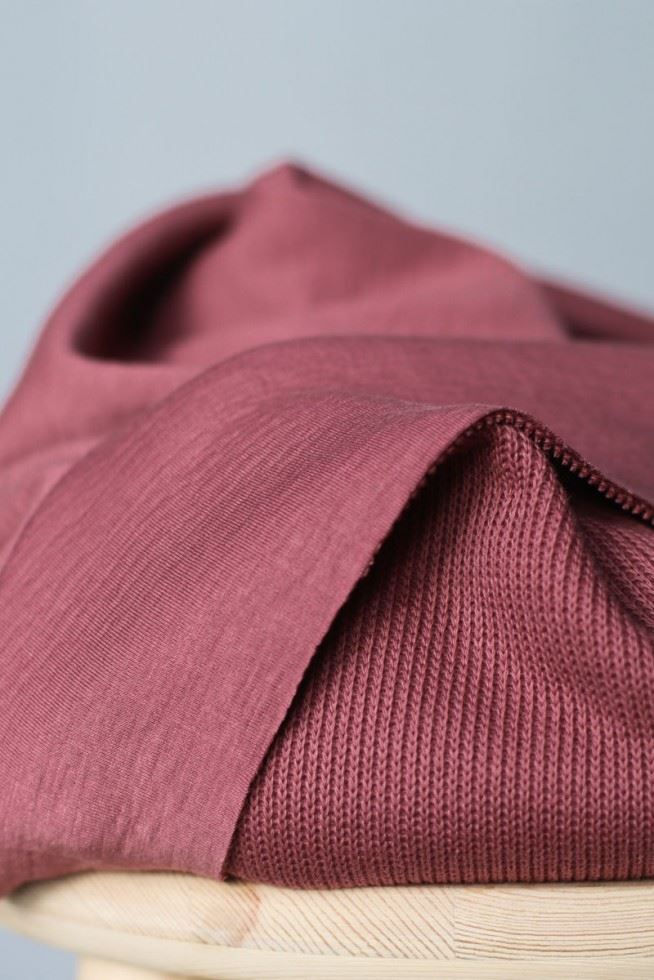 Mind The Maker Rosewood Dante Double Face Sweater Knit Stretch Fabric