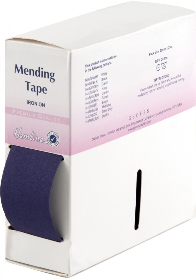 Hemline Navy Repair Mending Tape