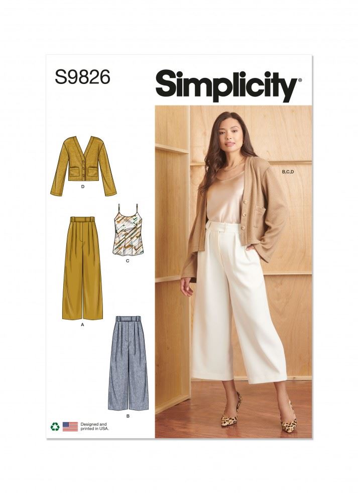 Simplicity Paper Sewing Pattern 9826
 