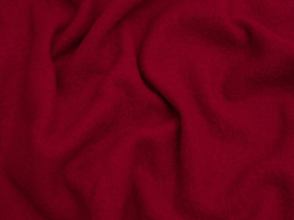 Minerva Core Range Sangria 100% Pure Boiled Wool Coating Fabric