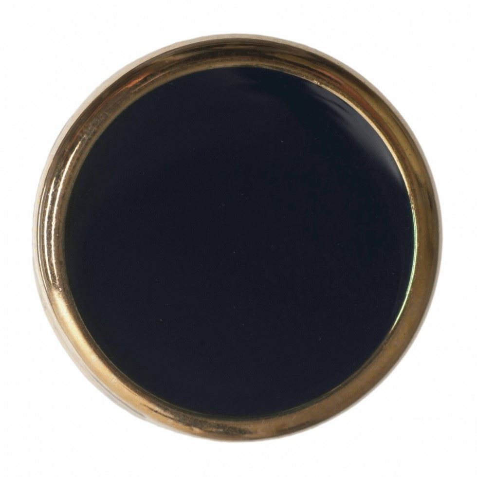 Hemline Navy Round Shank Buttons