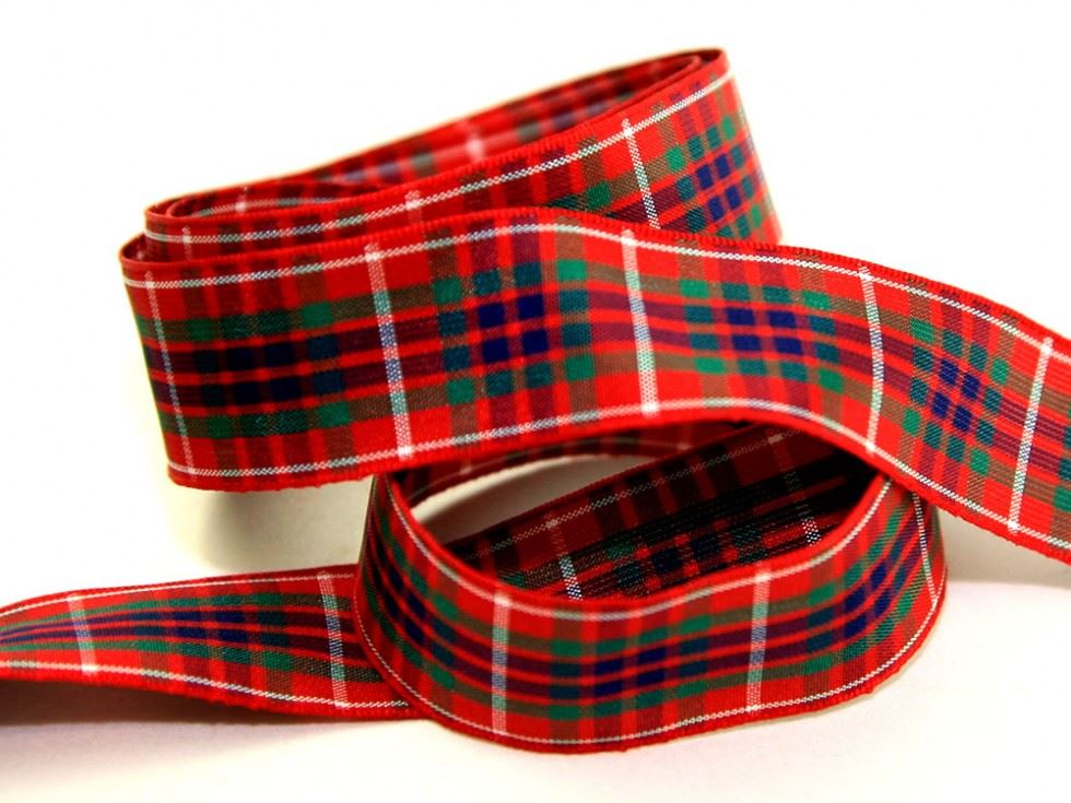 Berisfords 3 Frazer Woven Tartan Ribbon (Value Roll)