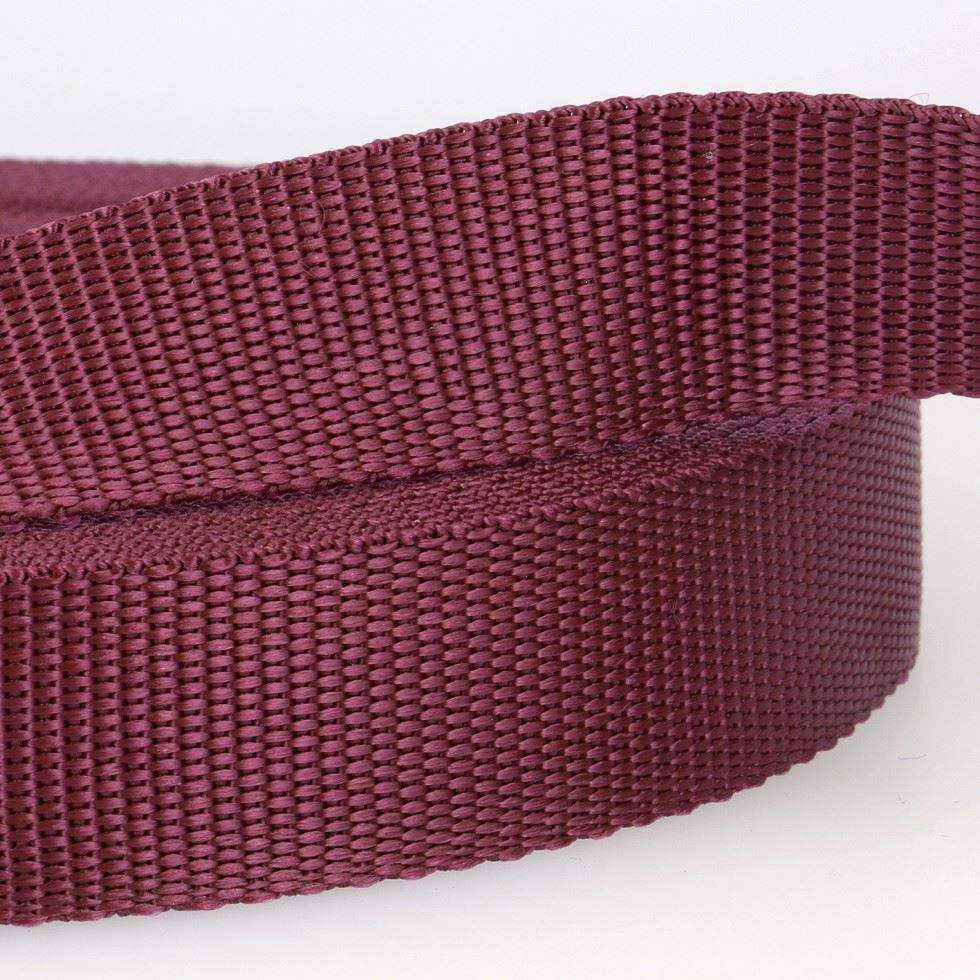 Stephanoise Polypropylene Webbing Burgundy
 