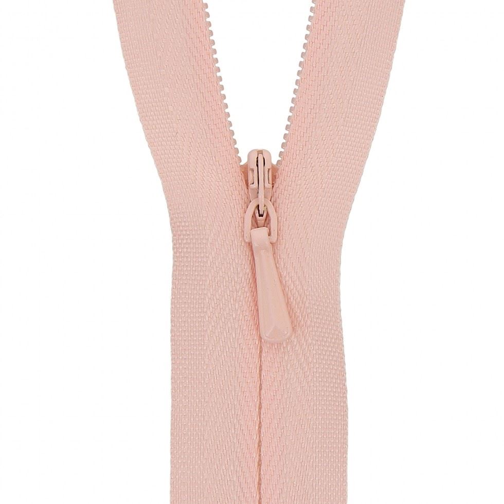 Milward Mid Pink Concealed Invisible Closed End Zips