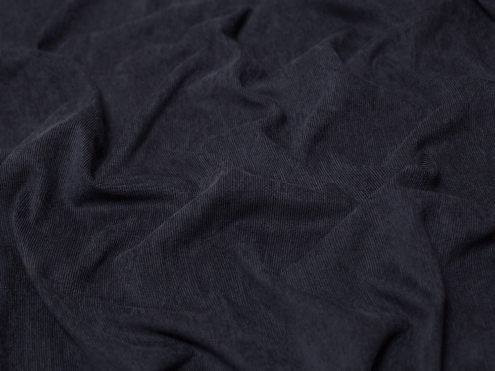 Minerva Core Range Navy Blue 15 Wale Stretch Woven Corduroy Fabric