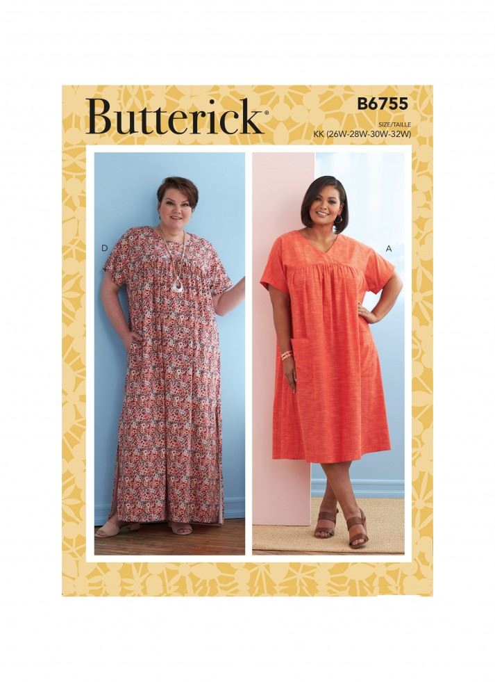 Minerva Sewing Pattern 6755 Butterick Butterick-6755-Kk