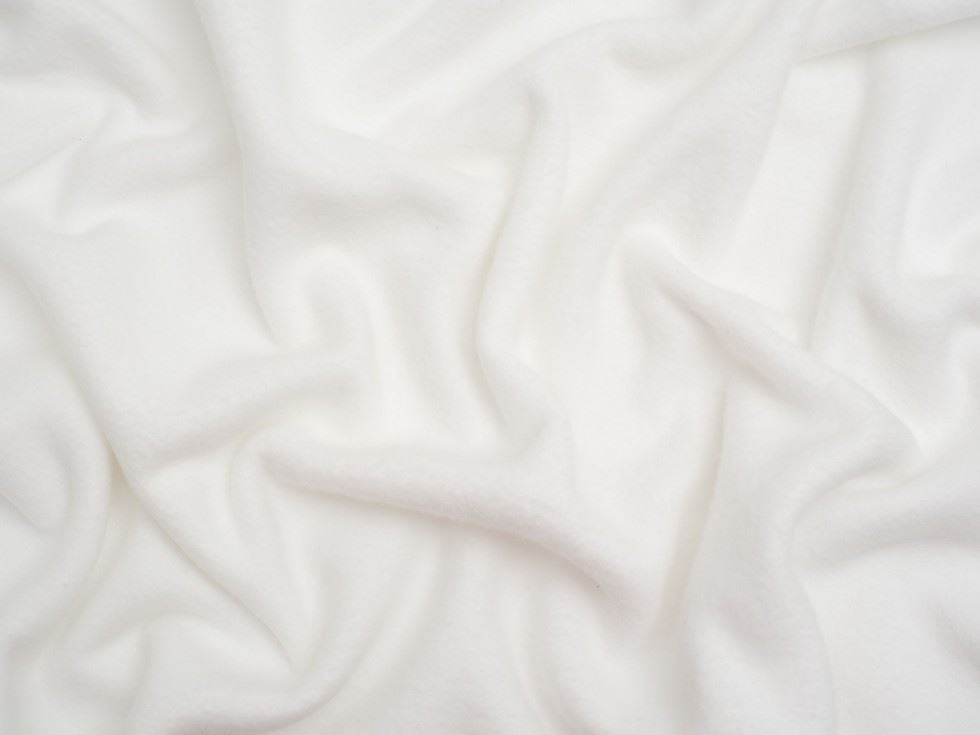 Minerva Core Range Brushed Microfleece Fabric Ivory
 