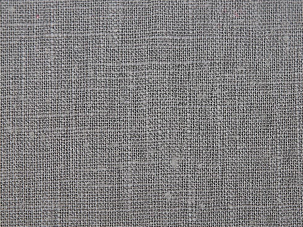 Stof France Coated Cotton Ramie Blend Fabric Mouse Grey