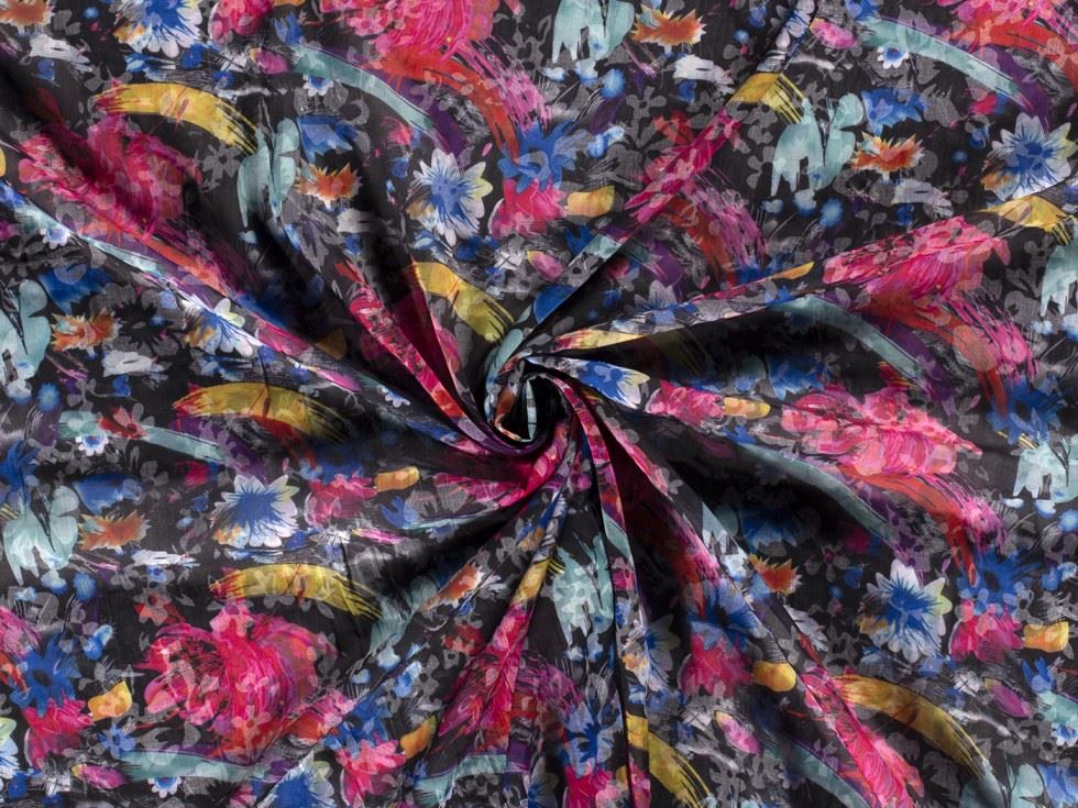 Polycotton Voile Fabric Navy