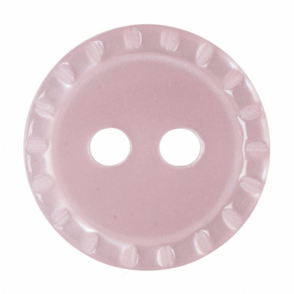 Hemline Lilac Round Shirt Buttons