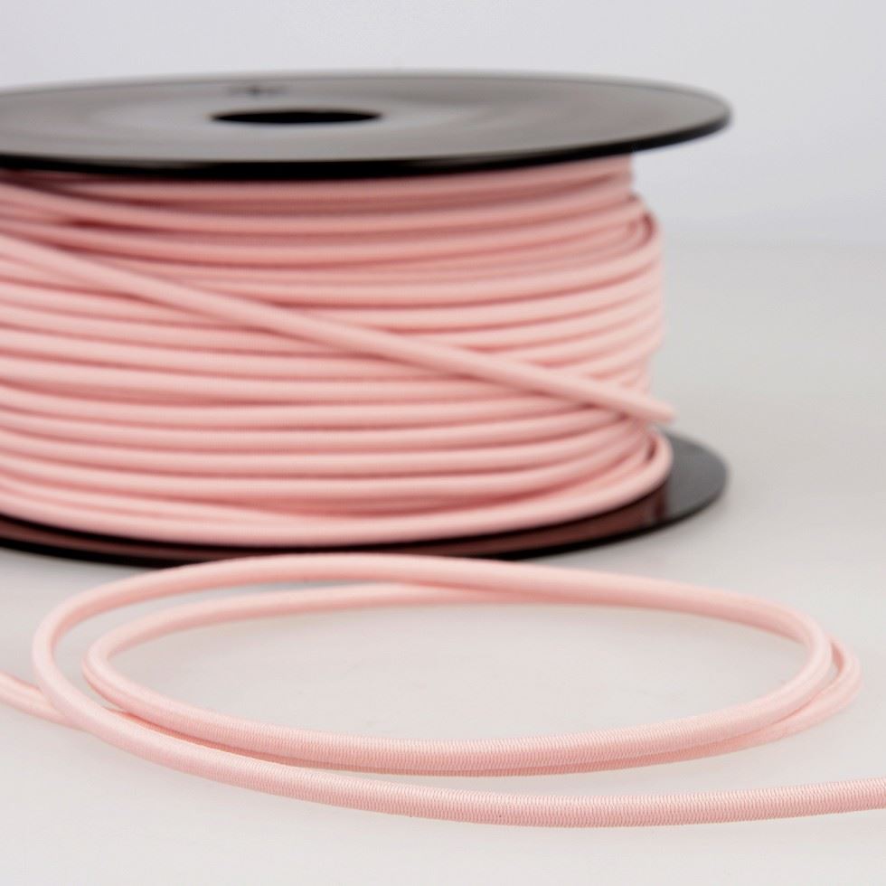 Stephanoise Round Elastic Cord Light Pink
 