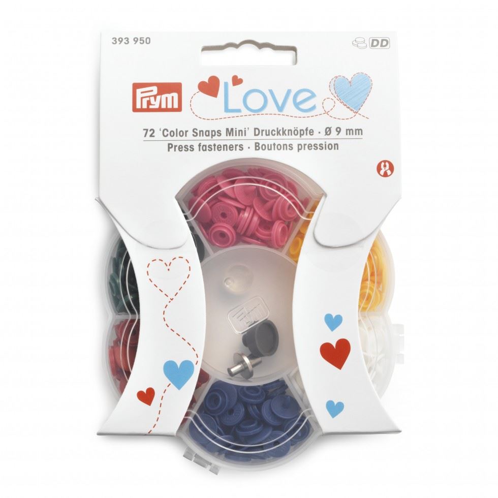 Prym Love Color Snaps Press Fasteners Assorted Colours