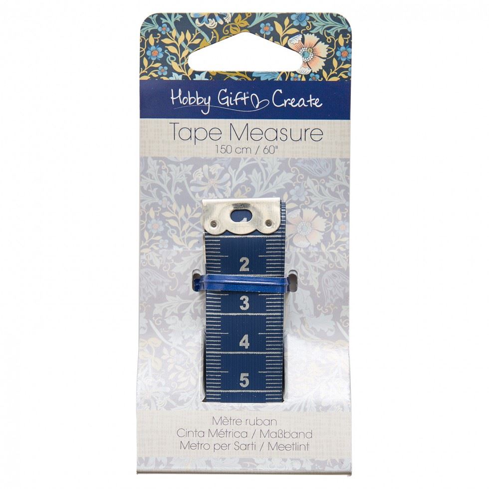 Hobby And Gift Woodblock Floral Tape Measure