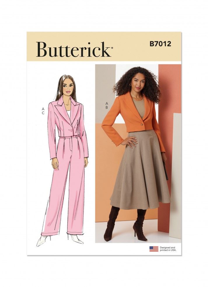 Minerva Sewing Pattern 7012 Butterick Butterick-7012-Y5