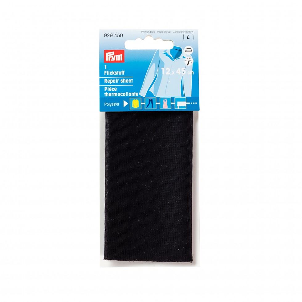 Prym Iron On Repair Sheet Black
 