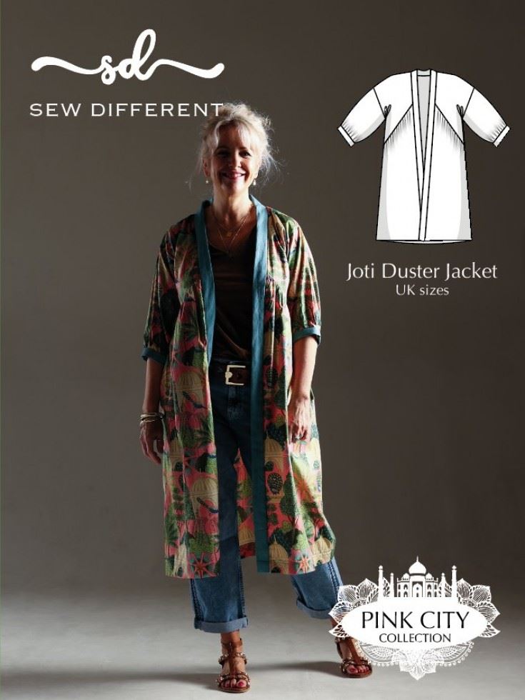 Sew Different Paper Sewing Pattern Joti Duster Jacket
 