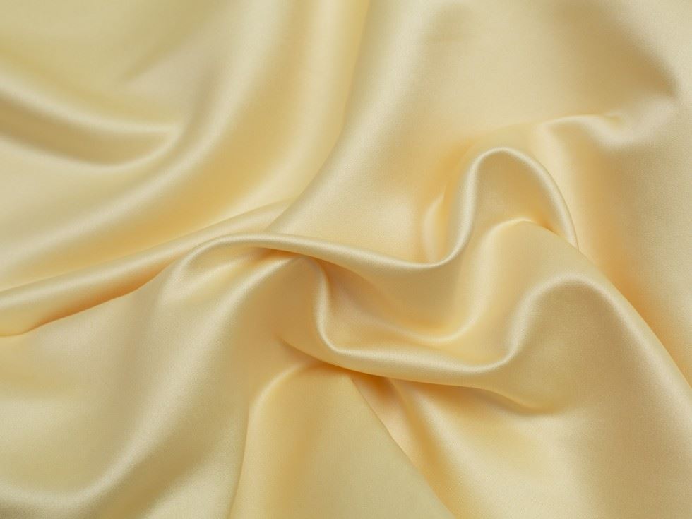 Minerva Core Range Classique Duchess Satin Fabric Lemon