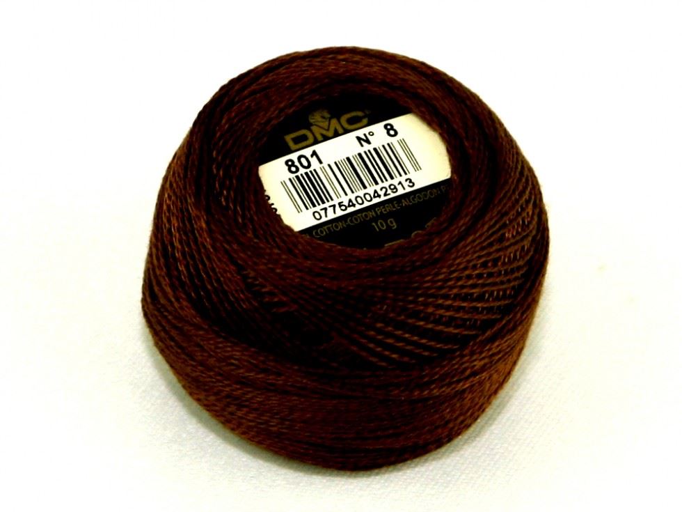 Dmc 801 Size 8 Cotton Perle Thread