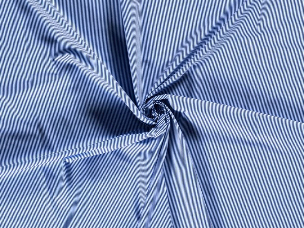 Blue 100% Cotton Poplin Fabric