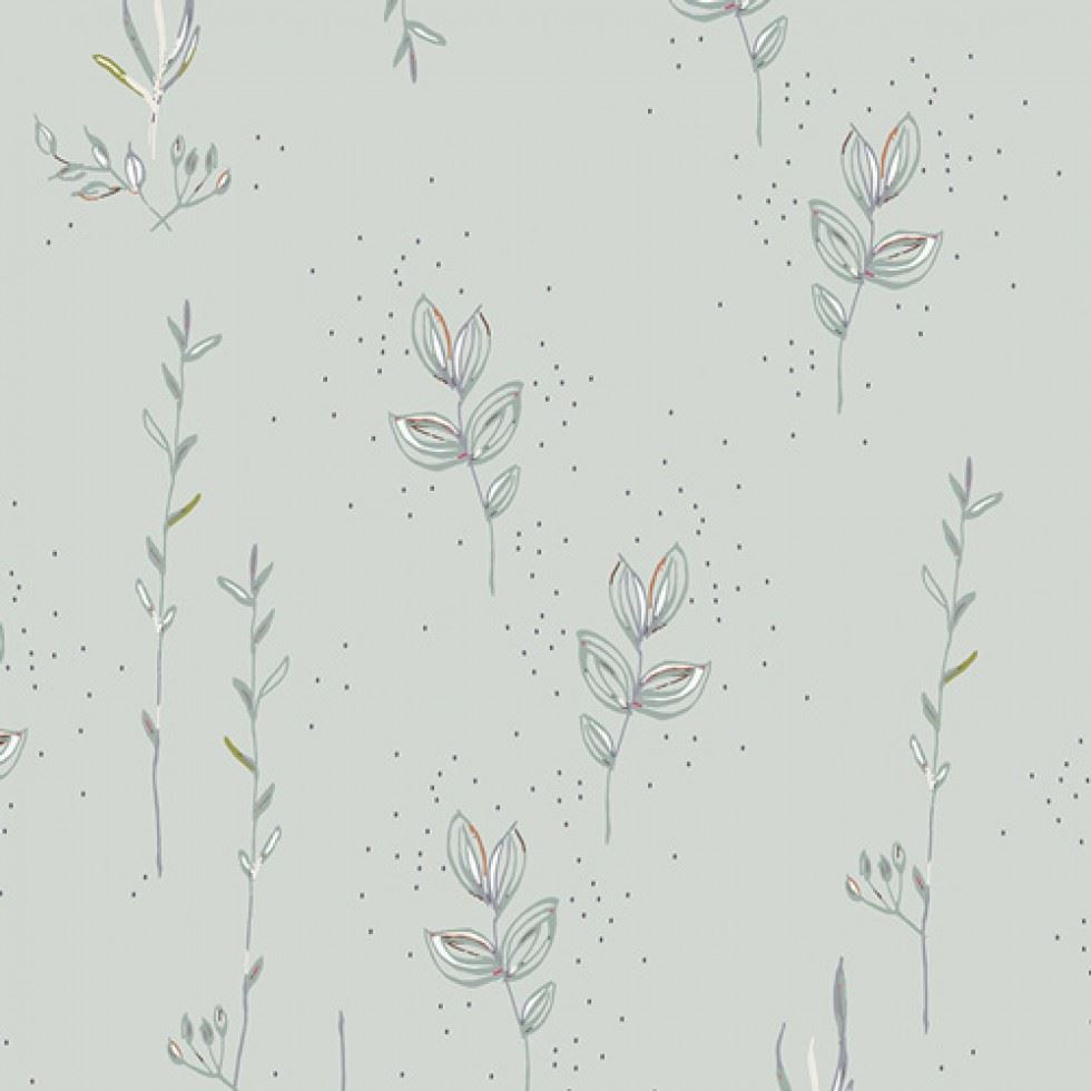 Art Gallery Fabrics Dollhouse 100% Cotton Poplin Fabric Meadow Field