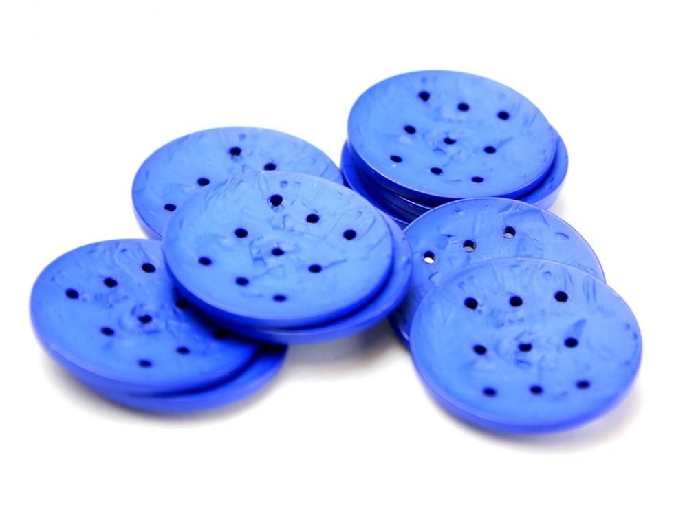 Dill Extra Large Round Buttons (Value Pack) Royal Blue
 