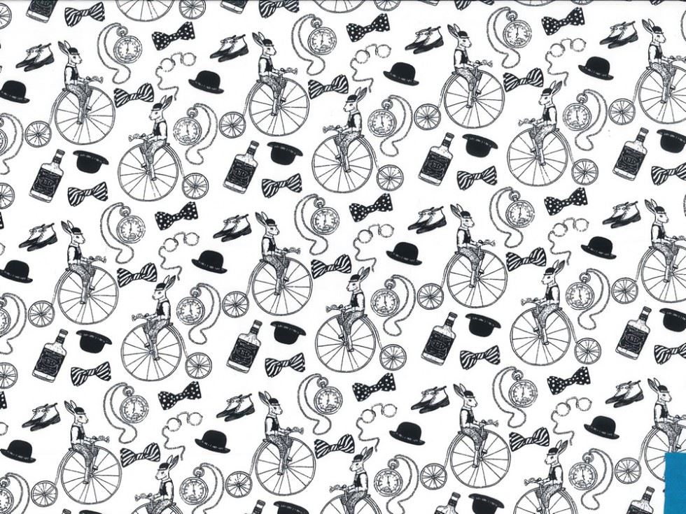 Rose And Hubble Ivory 100% Cotton Poplin Fabric