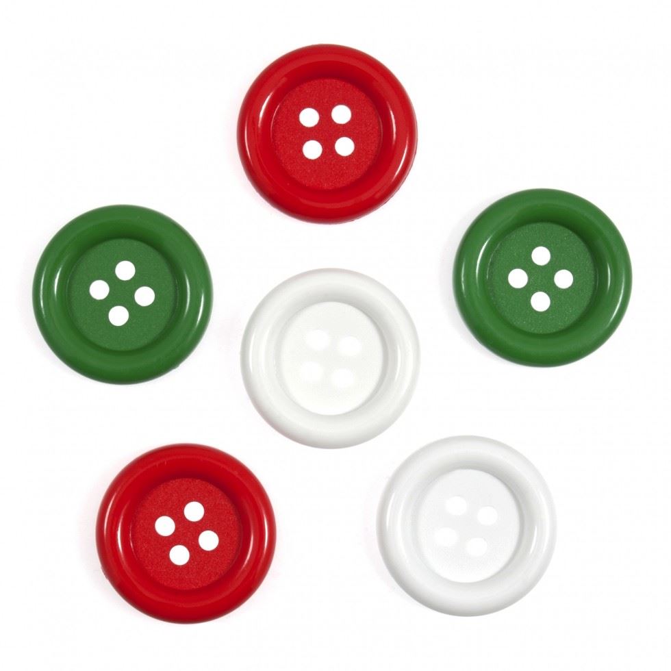 Trimits Giant Buttons Pack (Value Pack of 5) Xmas
 
