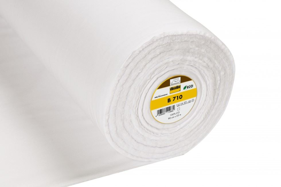 Vilene Vlieseline B710 Biodegradable Medium Woven Interfacing White
 