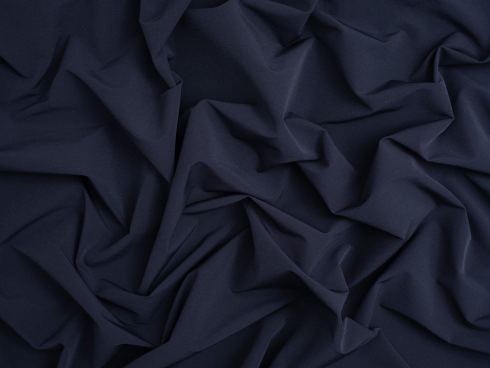 Minerva Core Range Ravello Stretch Woven Bengaline Suiting Fabric Navy Blue
 