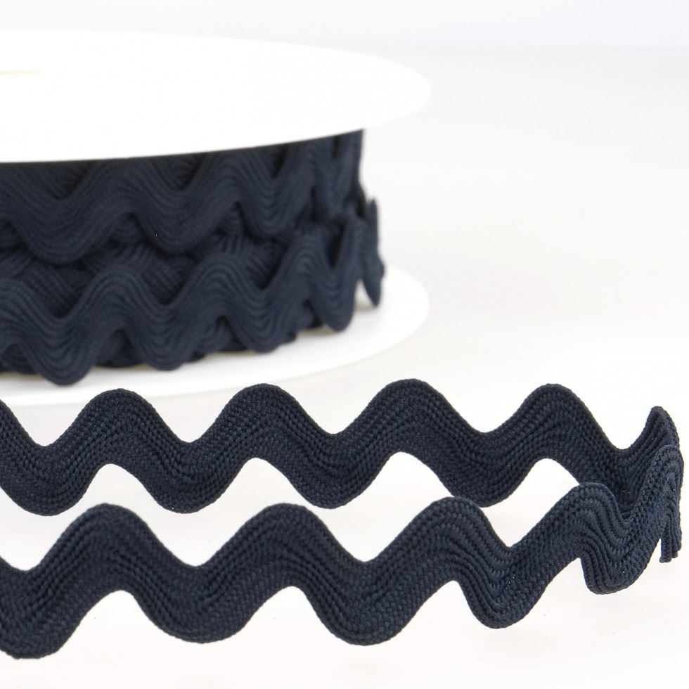 Stephanoise Ric Rac Trim Dark Navy