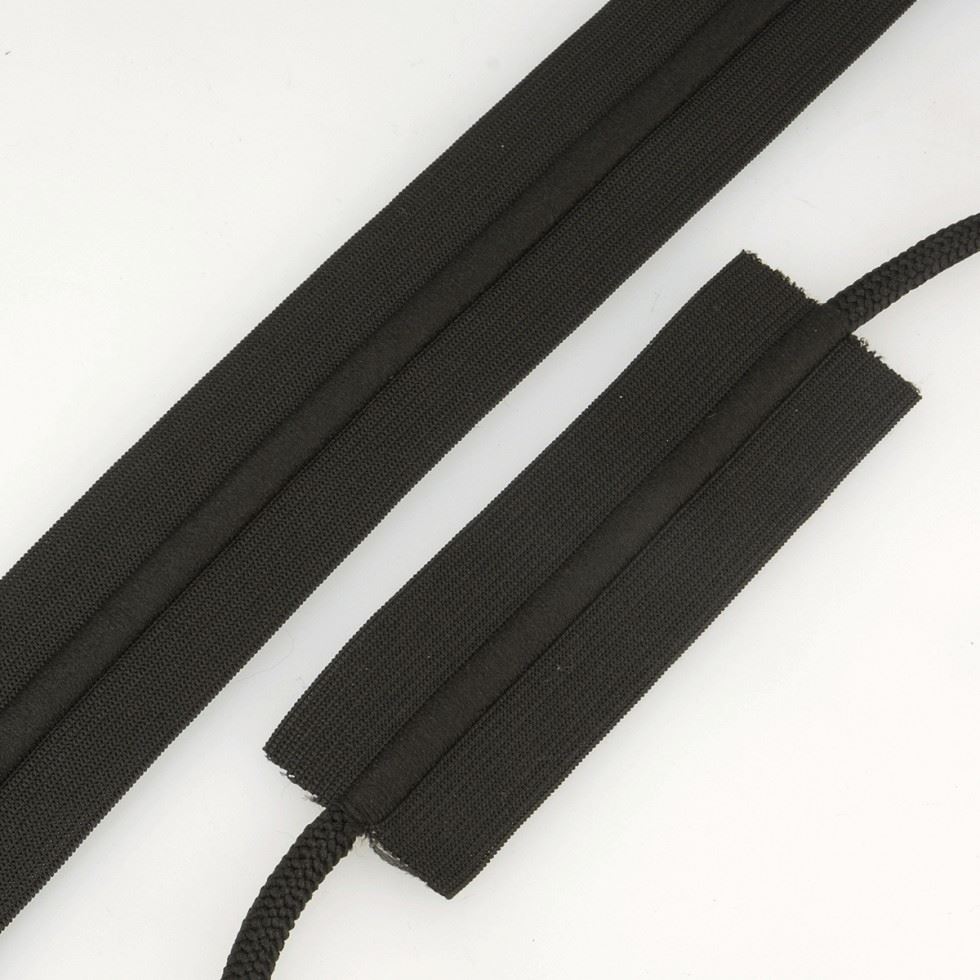 Stephanoise Elastic Tape With Cord Black
 