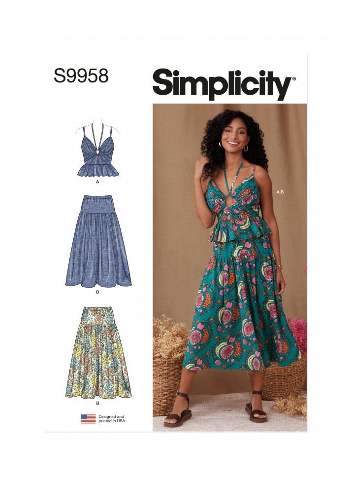 Simplicity Paper Sewing Pattern 9958
 