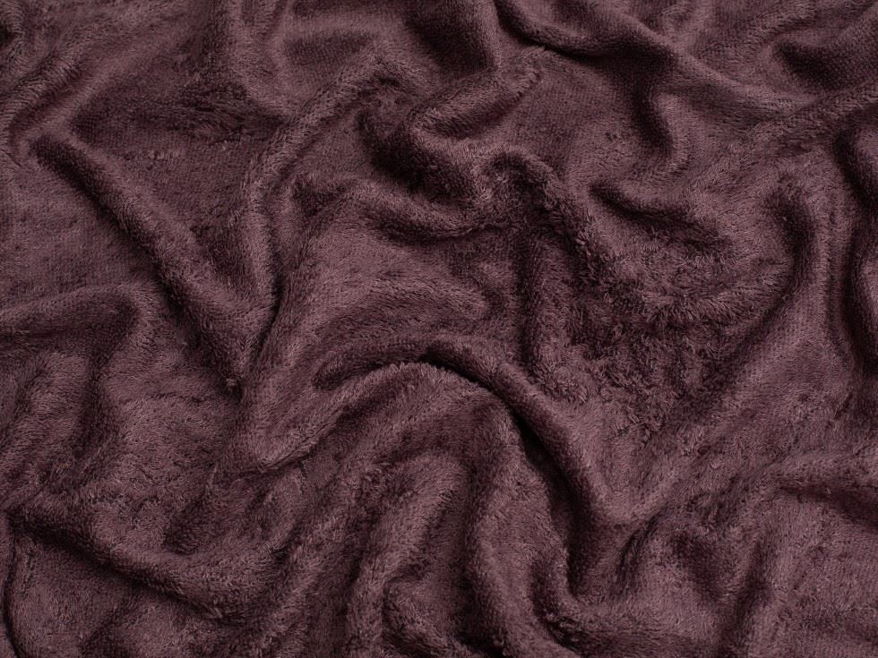 Minerva Core Range Mauve Bamboo Towelling Fabric