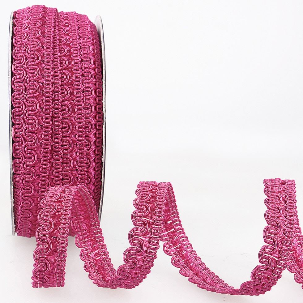 Stephanoise Rayon Braid Trim Bright Pink
 