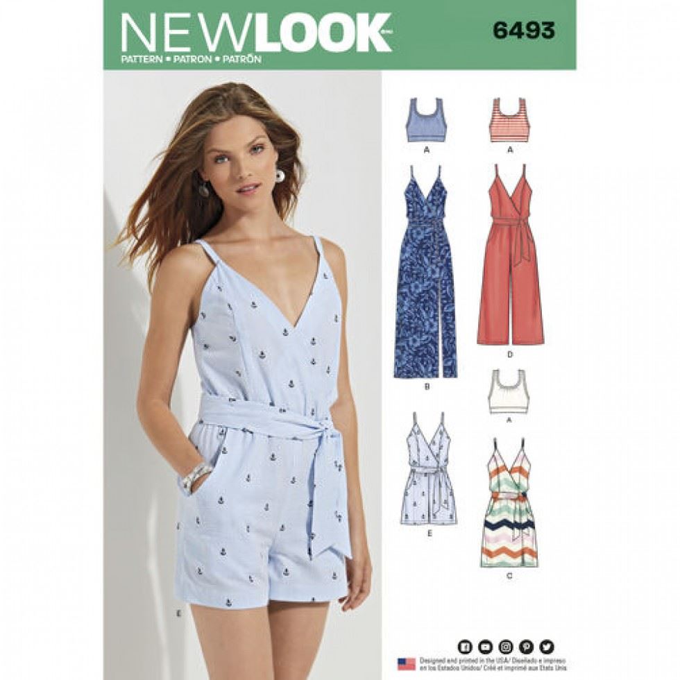 New Look Paper Sewing Pattern 6493
 