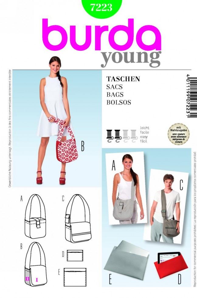 Burda Paper Sewing Pattern 7223
 