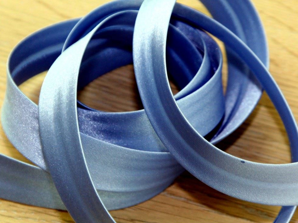 Prym Duchesse Satin Bias Binding Tape Light Blue
 