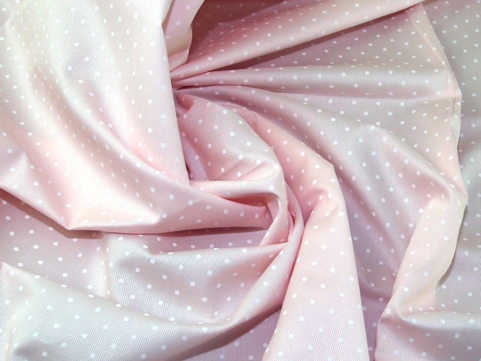 Lady Mcelroy White On Pink Cotton Pique Fabric