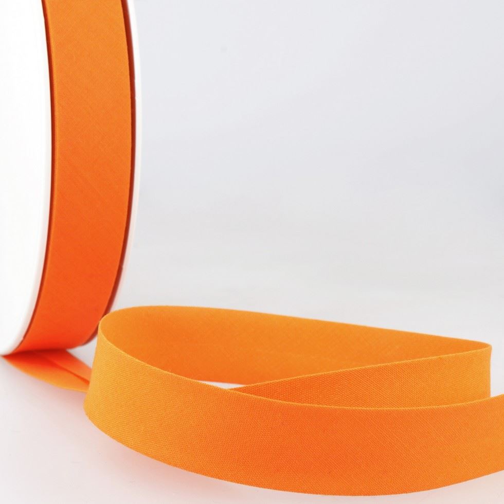 Stephanoise Polycotton Bias Binding Tape Bright Orange
 