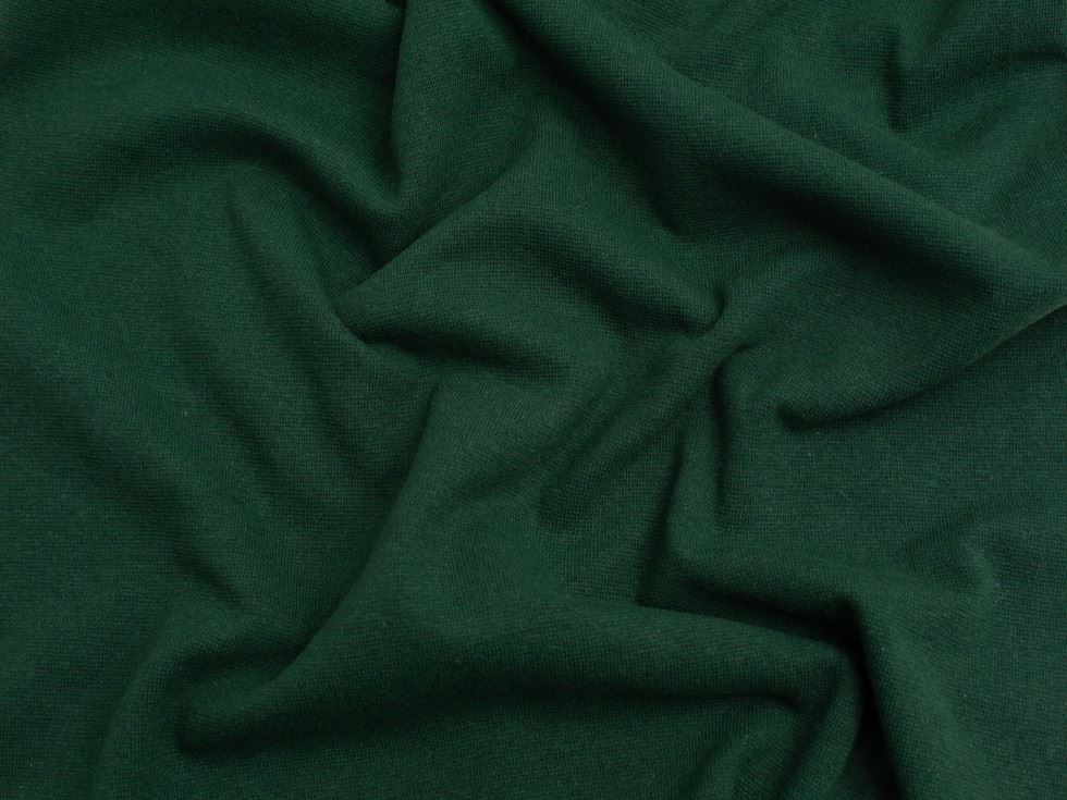 Minerva Core Range Recycled Tubular Ribbing Stretch Knit Fabric Dark Green
 