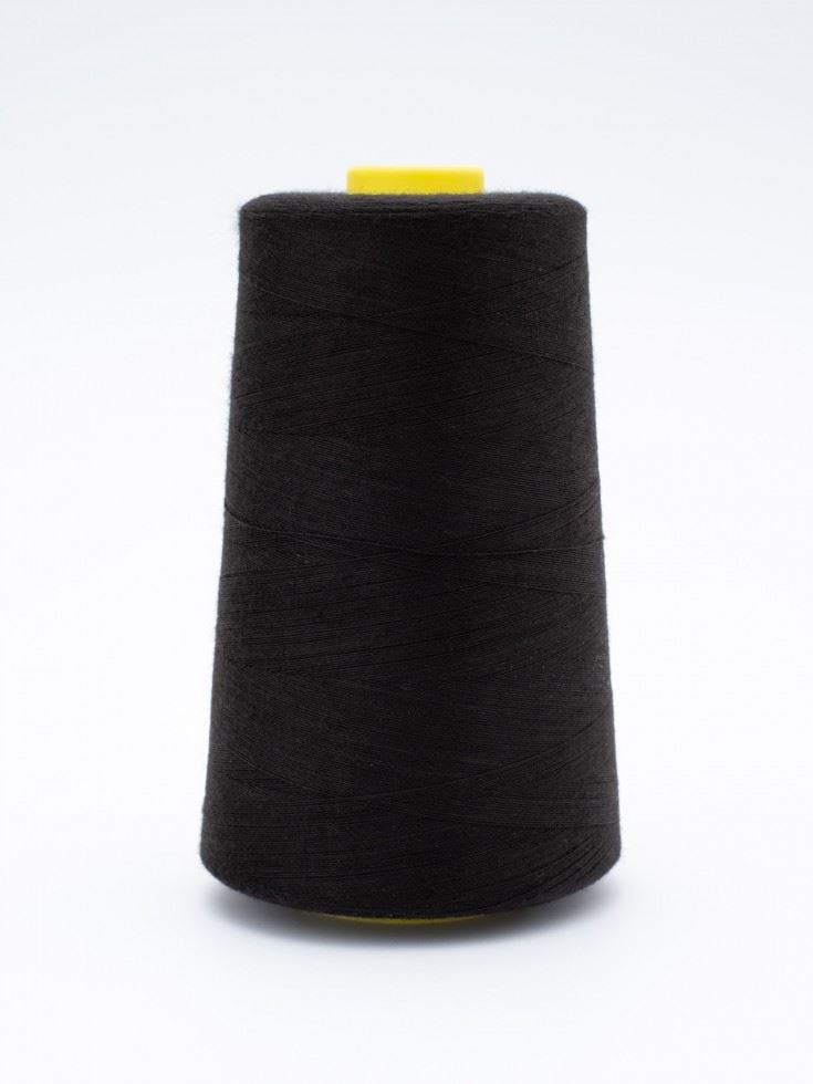 120s Sewing Thread Cone Black