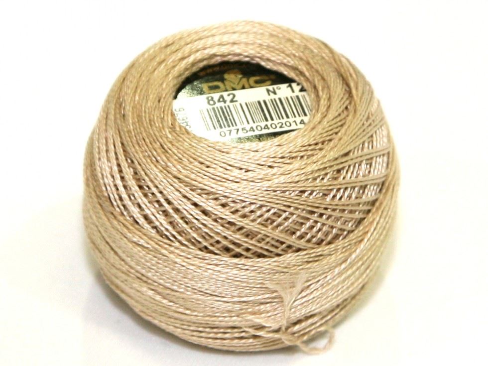 Dmc 842 Size 12 Cotton Perle Thread