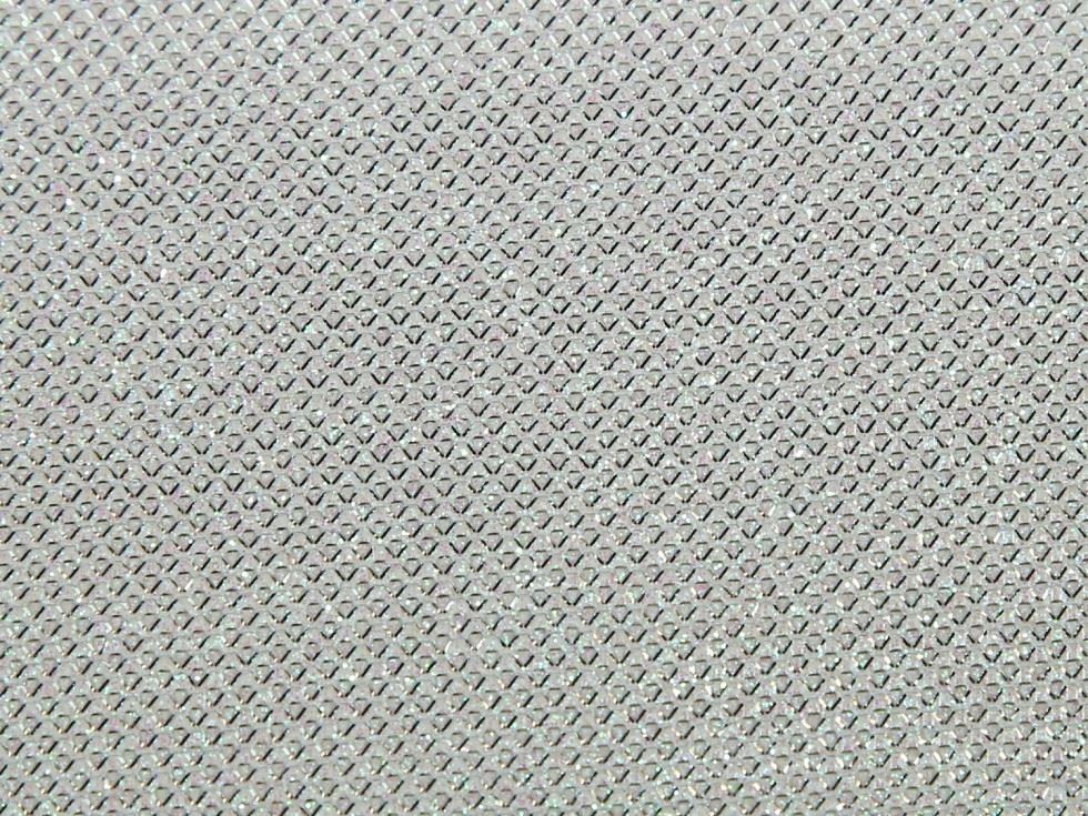 Stof France Lurex Glitter Faux Leather Fabric Pearl