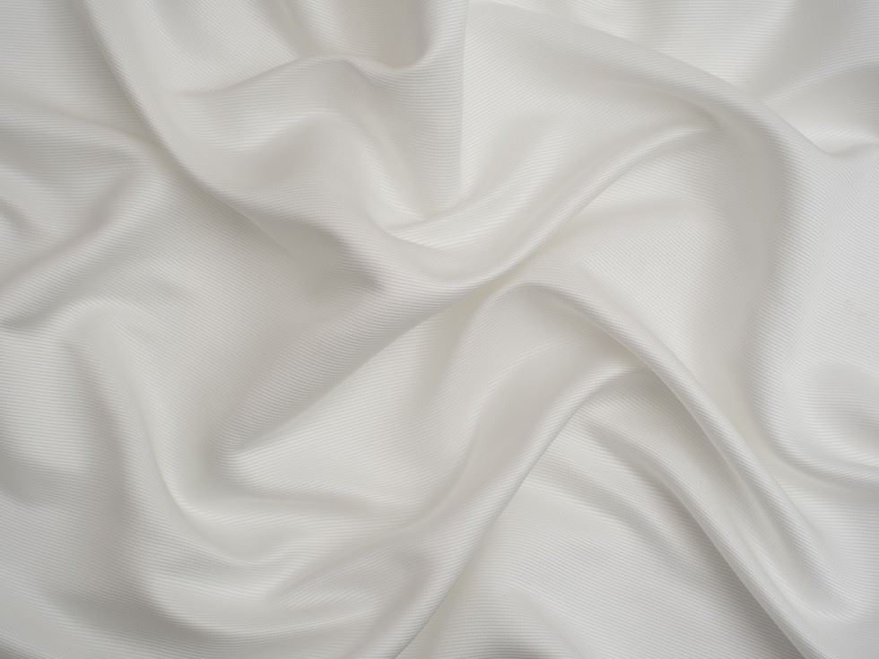 Minerva Core Range Grosgrain Satin Fabric Ivory
 