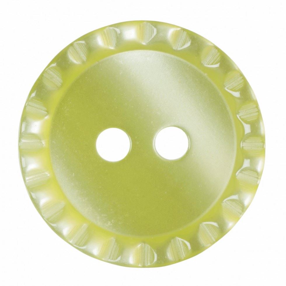 Hemline Yellow Round Shirt Buttons