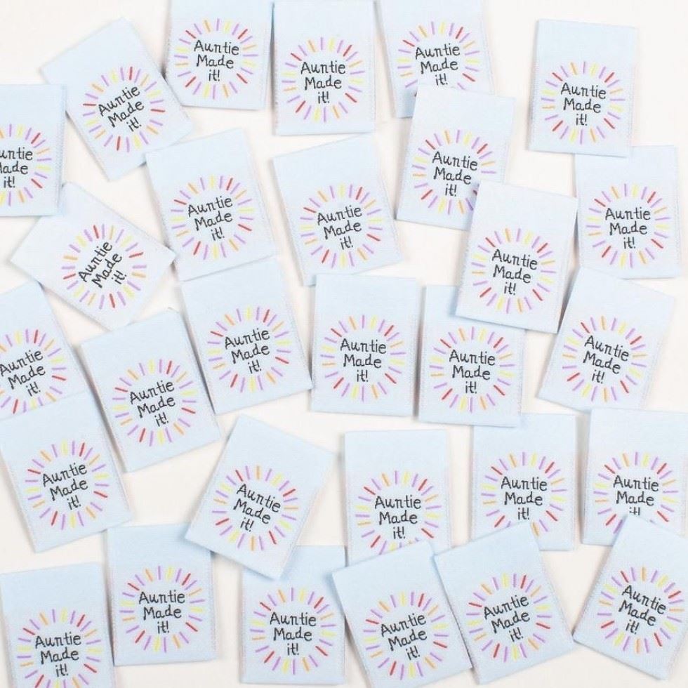 Kylie And The Machine Auntie Made It Woven Labels