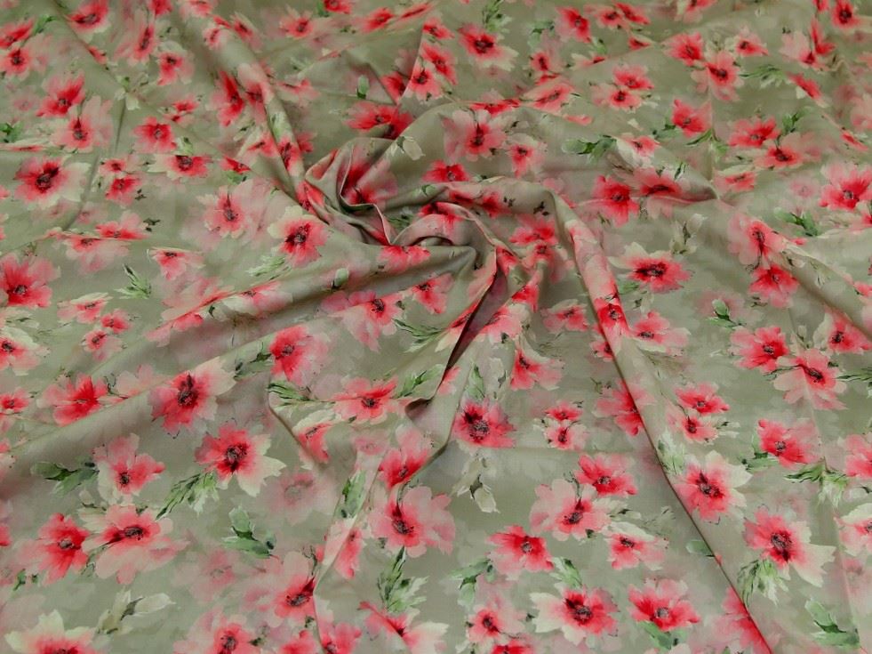 John Louden Pink Cotton Lawn Fabric